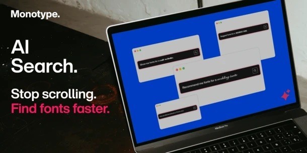 모노타입, 자연어 기반 폰트 검색 기...